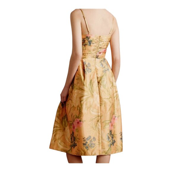 Anthropologie James Coviello Botanica Formal Dress Good Condition - 2 - Picture 2 of 10